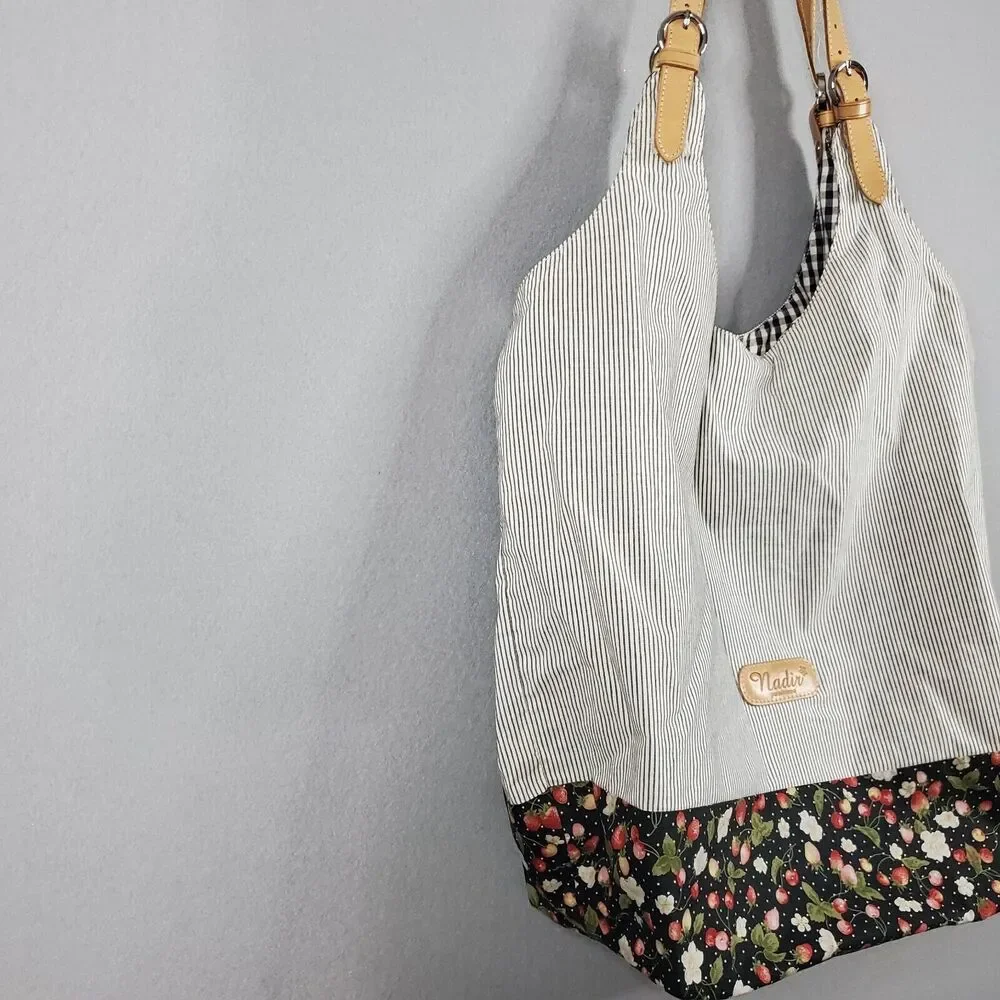 Italian Made Nadir - Positano Shoulder bag Tote Excellent Condition Inner pocket - Picture 5 of 9